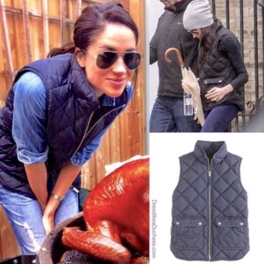 J.CREW | EXCURSION NAVY BLUE QUILTED PRIMALOFT PUFFER VEST EXTRA SMALL